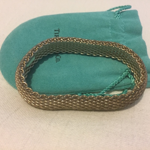 Tiffany & Co. Platinum Diamond Mesh Buckle Bracelet Tiffany & Co. | Mesh Bracelet